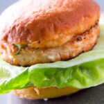 Boost Your Meal: High-Protein Salmon Burgers with Dill Sauce