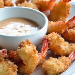 Crispy Keto Coconut Shrimp with Zesty Dipping Sauce Delight