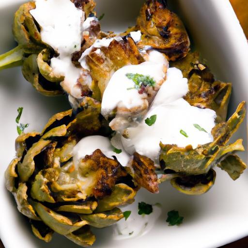 Crispy Paleo Artichoke Hearts with Zesty Garlic Aioli Delight