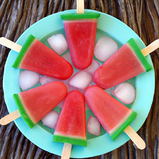 Refreshing Watermelon Popsicles: Sweet Paletas de Sandía Delight