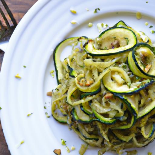 Fresh and ​Flavorful: Gluten-Free Zucchini Noodles ⁢with Pesto