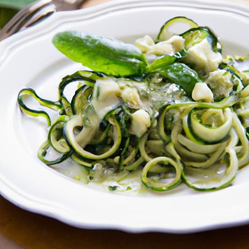 Fresh & Light: Low-Cal Zucchini Noodles with Pesto‍ Twist