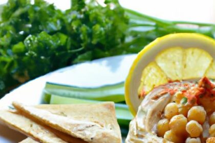Wholesome Vegan Hummus and Crispy Pita Chips Delight