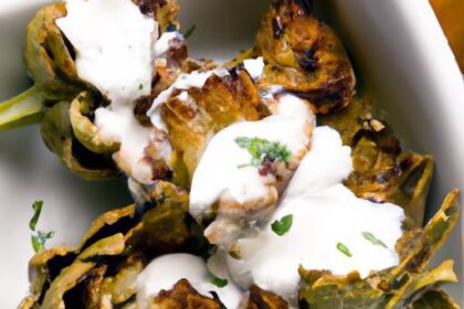 Crispy Paleo Artichoke Hearts with Zesty Garlic Aioli Delight