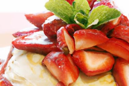 Fuel Your Day: The Ultimate High-Protein Strawberry Crepe Cake