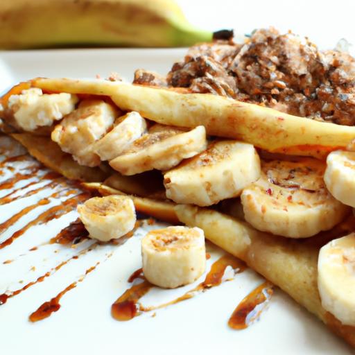 Sweet Harmony: Cajeta and Banana Crepes Delight