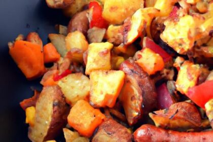 Power-Packed Skillet: High-Protein Sausage & Sweet Potato Fiesta