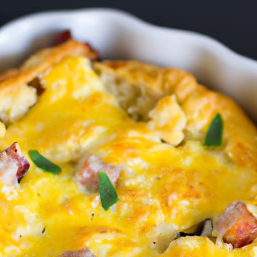 Hearty Keto Breakfast Casserole with Savory Sausage Twist