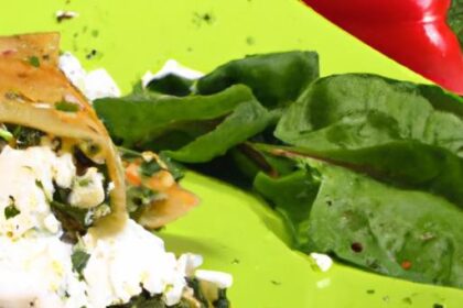 Mediterranean Twist: Greek Feta & Spinach Enchiladas Delight