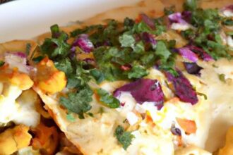 Cauliflower Enchiladas: A Flavorful Twist on a Classic Dish