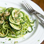 Fuel Up Right: High-Protein Zucchini Noodles with Pesto