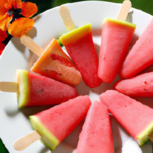 Chill Out with Refreshing watermelon Popsicles (Paletas)