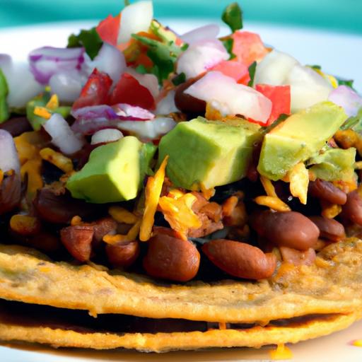 Crunchy Vegan Tostadas with Flavorful ⁢Refried Beans Delight