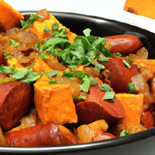 Power-Packed Skillet: ⁣High-Protein ‌Sausage & Sweet potato Fiesta