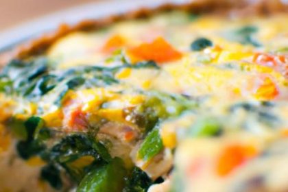Wholesome Classic Paleo Frittata with Fresh Spinach Flair