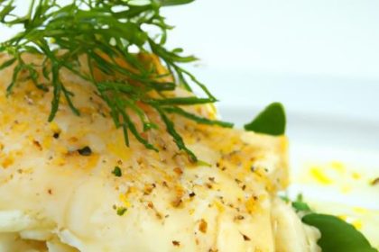 Zesty Paleo Baked Cod with Lemon and Fresh Dill Delight