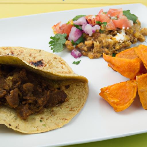 Hearty Dairy-Free Sweet Potato & Black Bean Tacos Recipe
