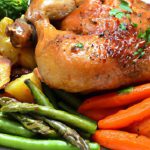 One-Pan Dairy-Free Roasted Chicken & Veggies Feast