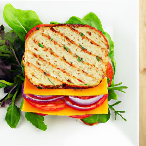 Power up Lunch: The High-Protein Caprese Sandwich⁣ Recipe
