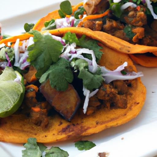 Hearty Dairy-Free sweet Potato & Black Bean Tacos Recipe