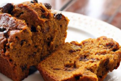 Irresistible Paleo Pumpkin Bread with Chocolate Chip Bliss