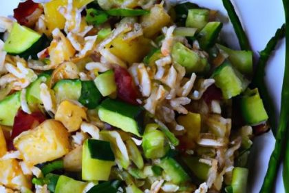 Fresh & Flavorful Vegan Greek Orzo Pasta Salad Recipe